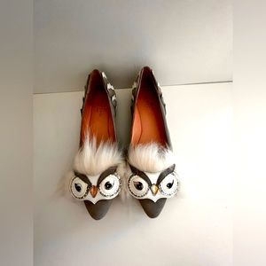 Kate Spade “ Nora Owl Flats “